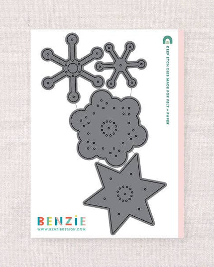 Stitched Snowflake Deep Etch Die