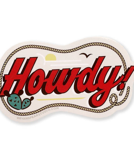 Howdy Lasso Sticker