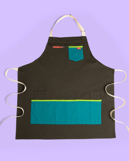 Art Apron - Forest/Lime