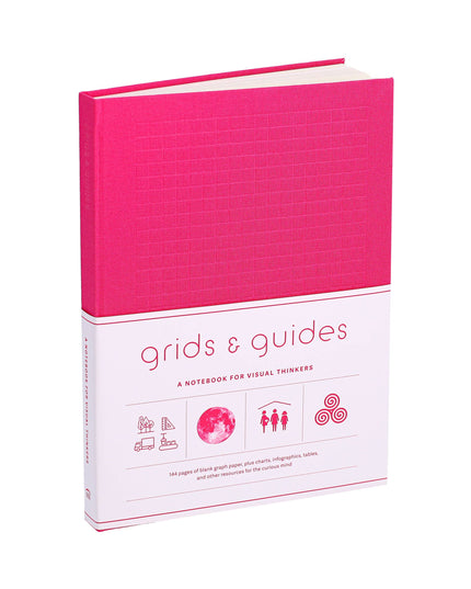 Grids & Guides Pink Notebook