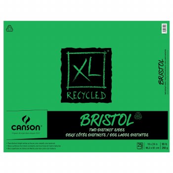 Canson XL 19x24 Recycled Bristol Pad