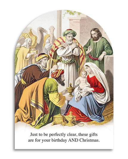 Holiday Card for Birthday and Christmas Gifts