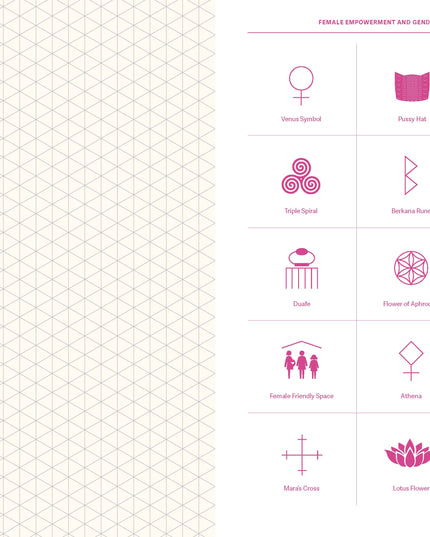 Grids & Guides Pink Notebook