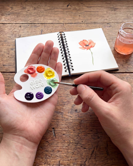 Radiant Rainbow Mini Watercolor Paper Palette