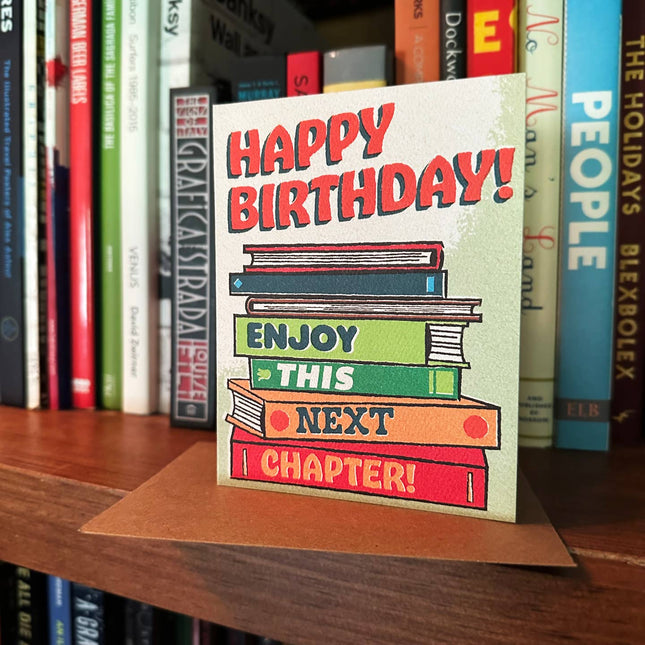Next Chapter Birthday Card