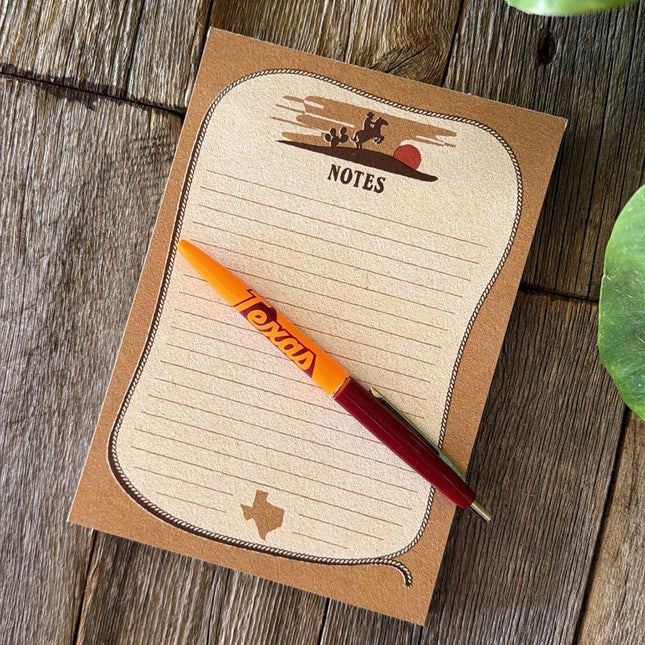 Texas Sunset Notepad