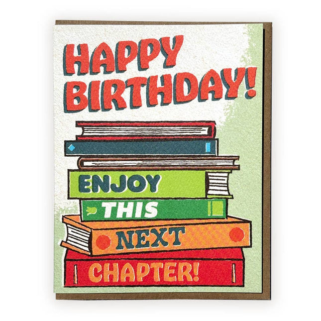 Next Chapter Birthday Card