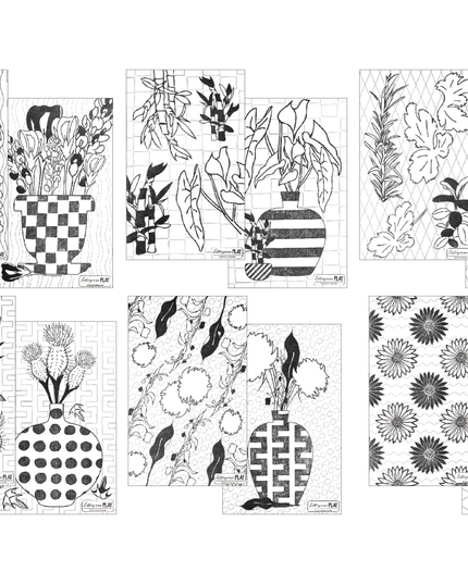 Coloring Sheets Paper Toy Box (Pack of 6)