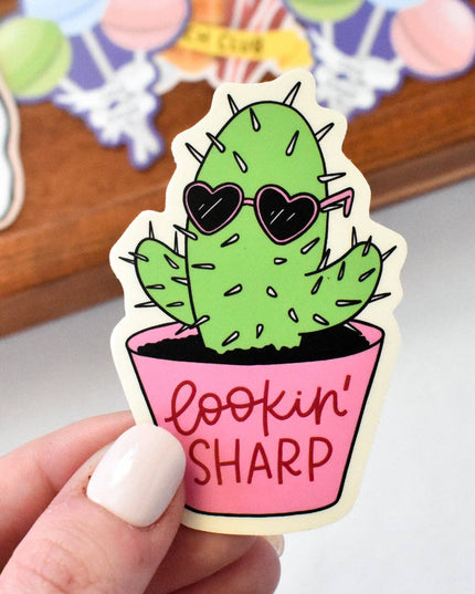 Lookin' Sharp Vinyl Sticker
