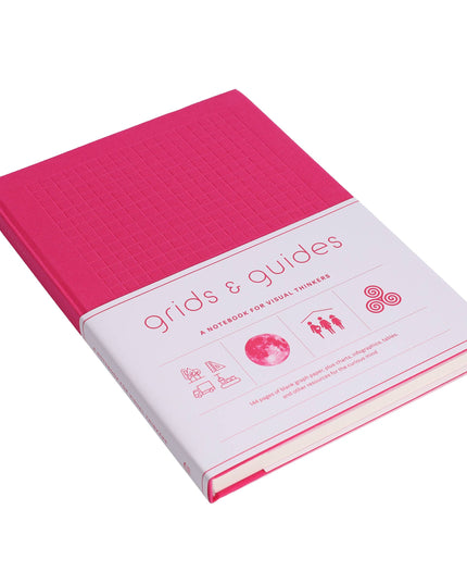 Grids & Guides Pink Notebook
