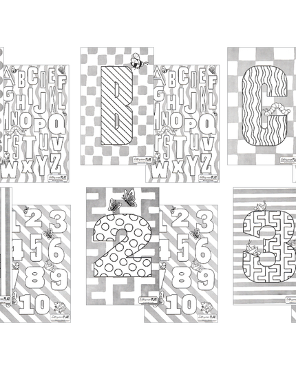 Coloring Sheets Paper Toy Box (Pack of 6)
