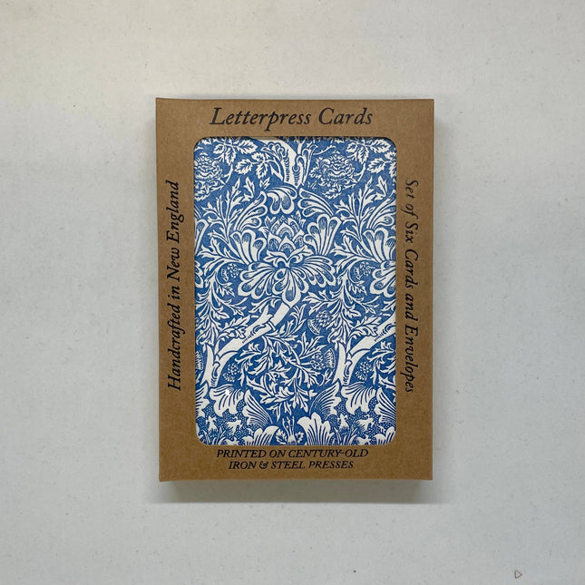 William Morris Rose and Thistle Card Set