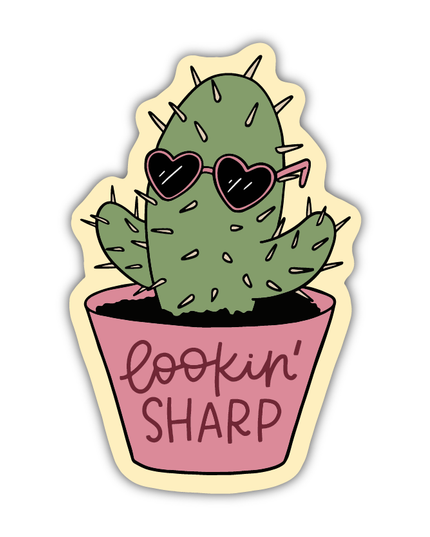 Lookin' Sharp Vinyl Sticker