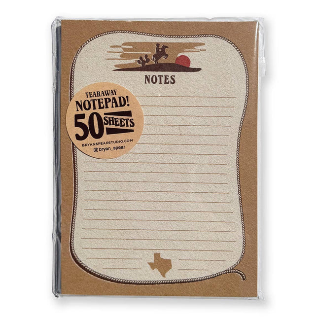 Texas Sunset Notepad
