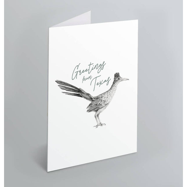 Greetings from Texas Roadrunner Card