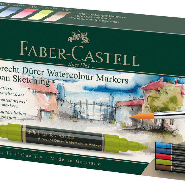 Albrecht Dürer Urban Sketching Watercolor Marker Set