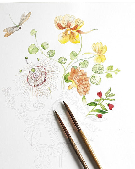 Floral Still Life Pepin Giant Artists' Coloring Book