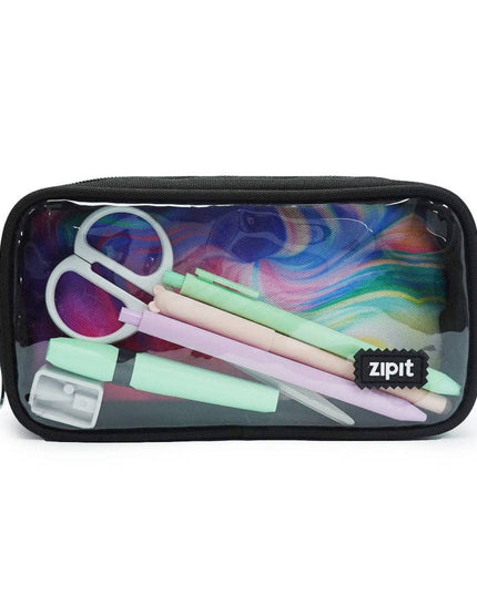 ZIPIT Rainbow Half & Half Pencil Case