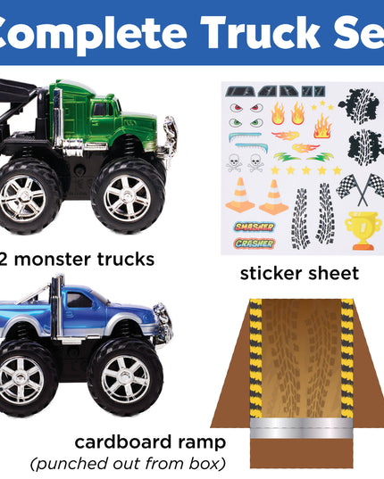 Decorate 2 Monster Trucks Craft Kit for Kids