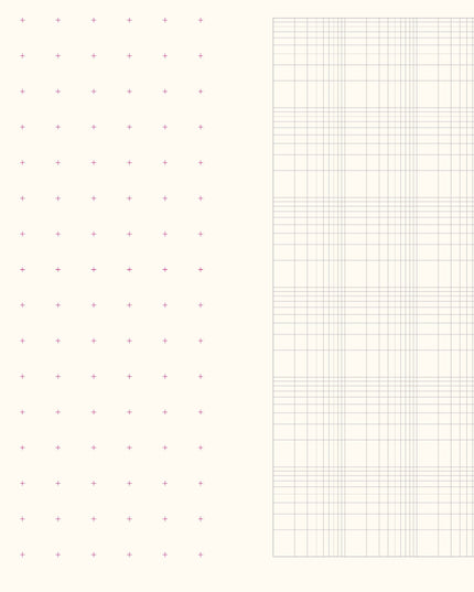 Grids & Guides Pink Notebook
