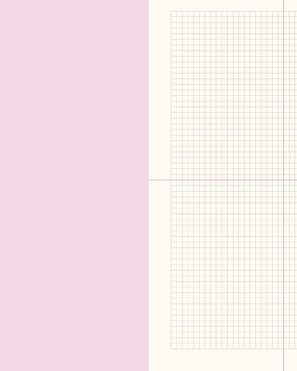 Grids & Guides Pink Notebook
