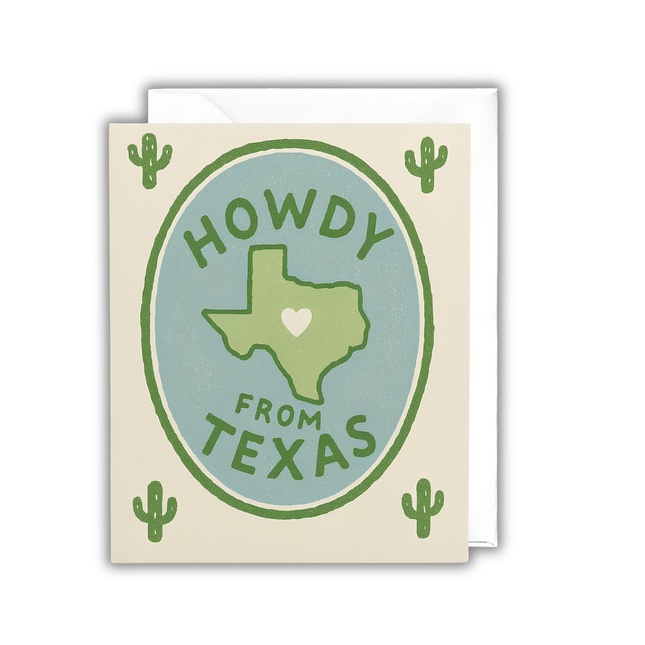 Howdy From Texas Card
