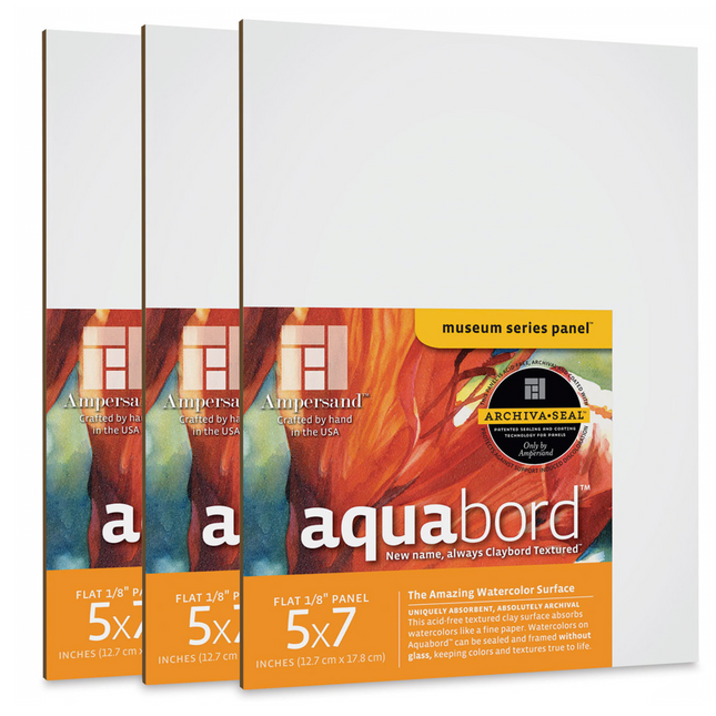 Aquabord 1/8" Flat 5x7 - 3 pk