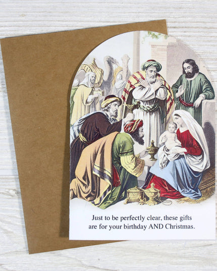 Holiday Card for Birthday and Christmas Gifts