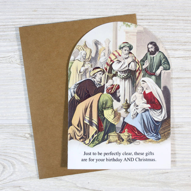 Holiday Card for Birthday and Christmas Gifts