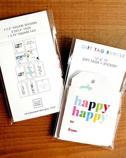 Gift Tag + Sticker Set