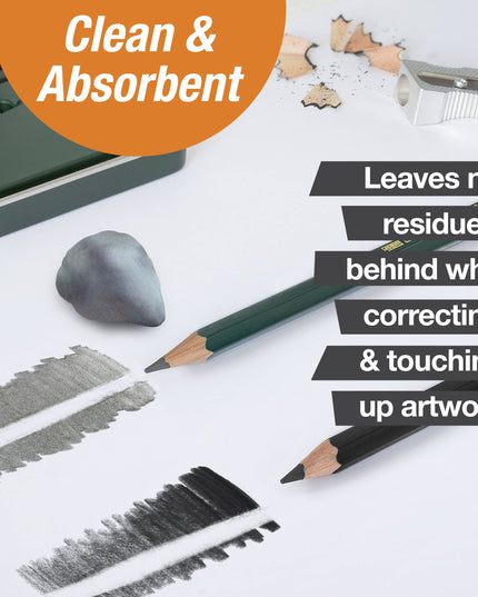 Kneadable Art Eraser, Grey in plastic case