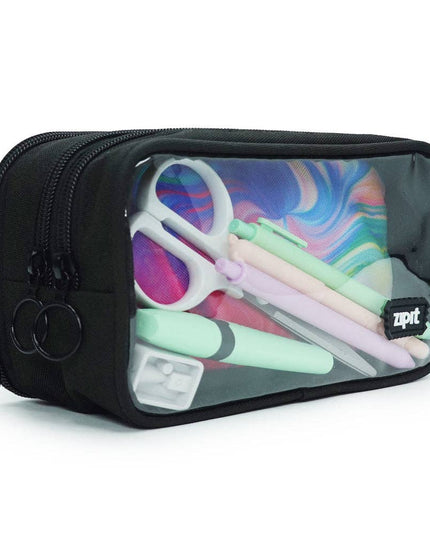 ZIPIT Rainbow Half & Half Pencil Case