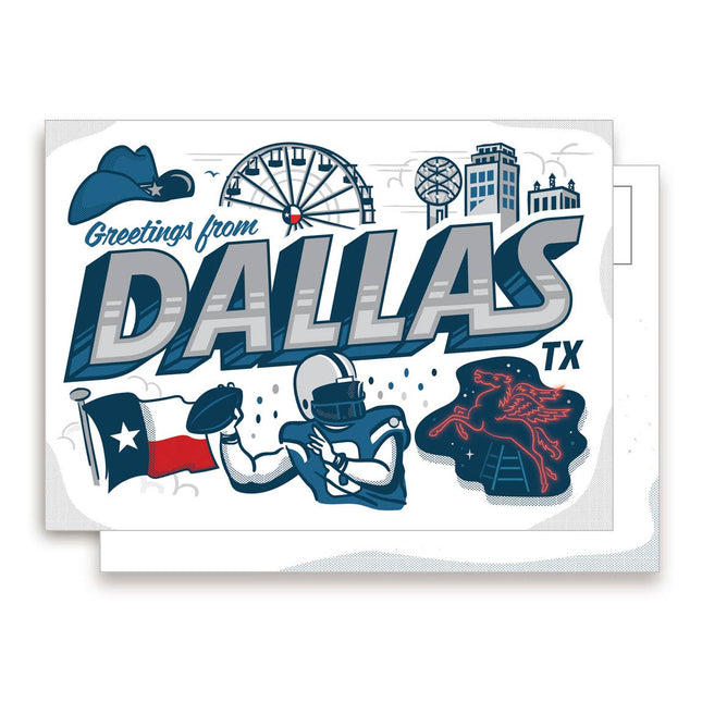 Greetings from Dallas Postcard
