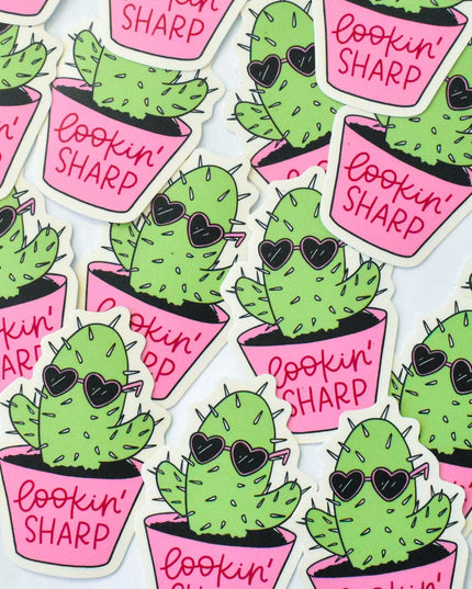 Lookin' Sharp Vinyl Sticker