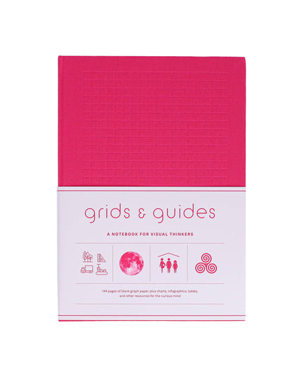 Grids & Guides Pink Notebook