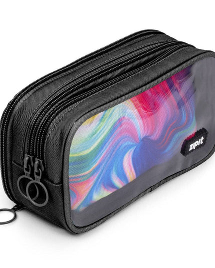 ZIPIT Rainbow Half & Half Pencil Case