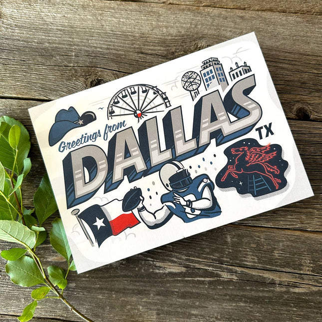 Greetings from Dallas Postcard