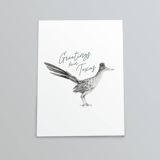 Greetings from Texas Roadrunner Card