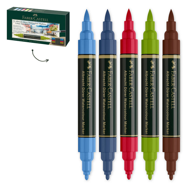 Albrecht Dürer Urban Sketching Watercolor Marker Set