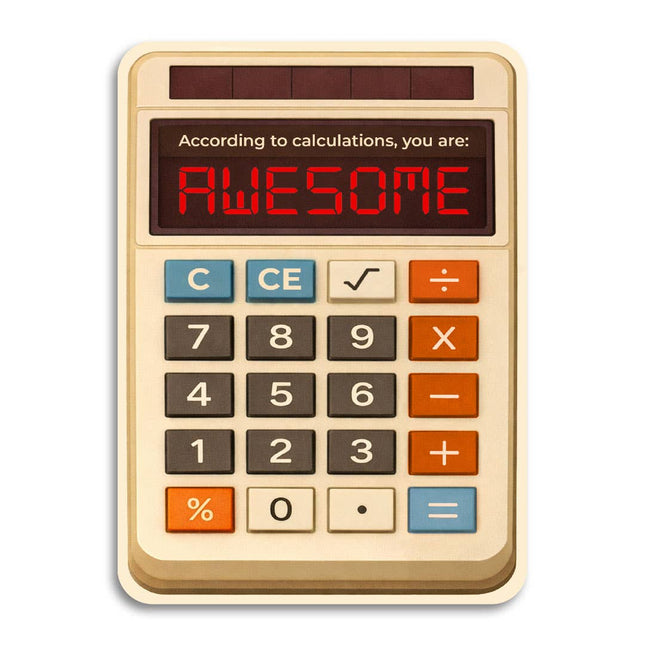 According To Calculations Card
