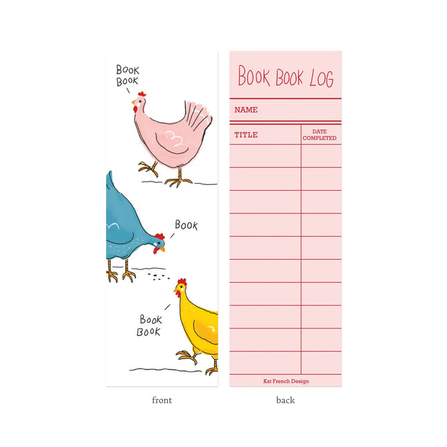 Book Book Chickens Bookmark