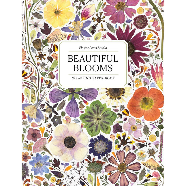 Beautiful Blooms Wrapping Paper Book