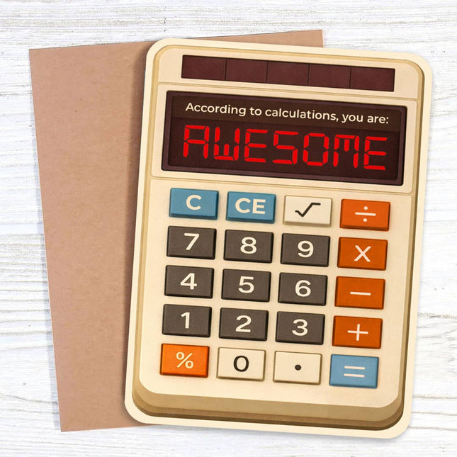 According To Calculations Card