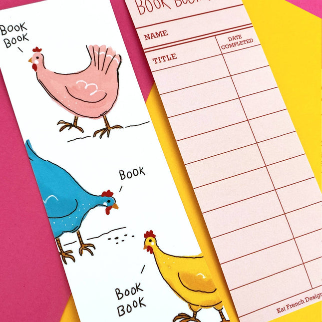 Book Book Chickens Bookmark