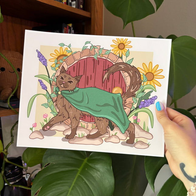 Adventure Cat 8x10 Art Print