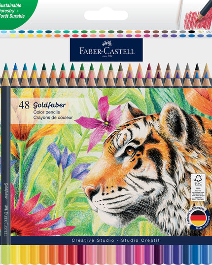 Goldfaber Color Pencils, Box of 48